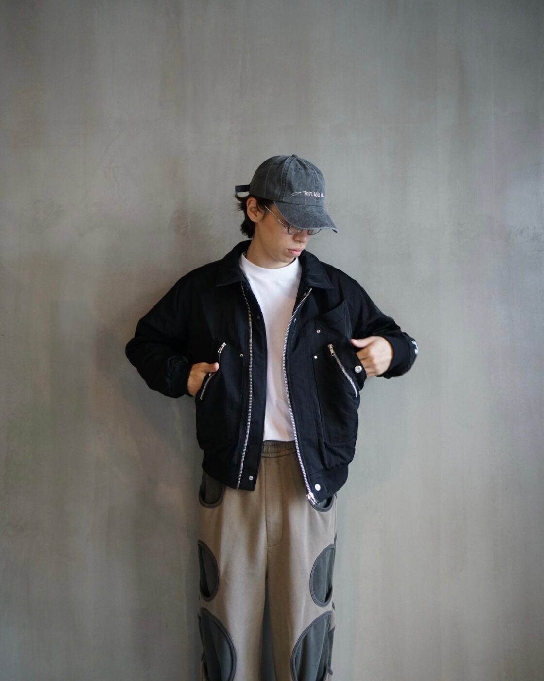 PLATEAU STUDIO 【2024 logo bomber -Black-】 | Pay ID