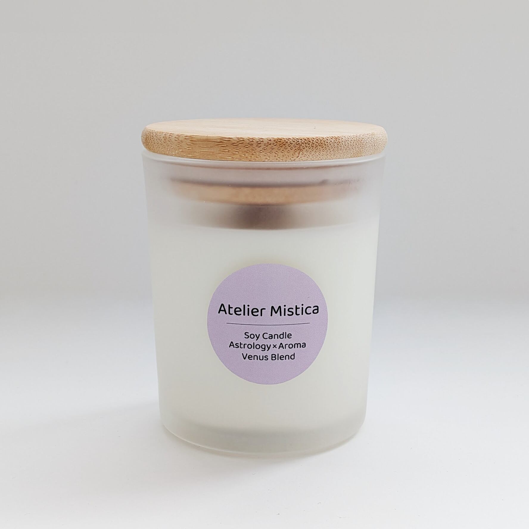 【星の香り/金星】Atelier Mistica Soy Candle Astrology × Aroma (Venus Blend)内省のための灯り/ギフトにもおすすめ/手作りソイキャンドル
