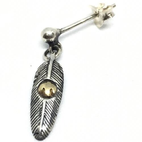 Silver925 イーグルコインフェザーピアス メンズ ピアス シルバー925
