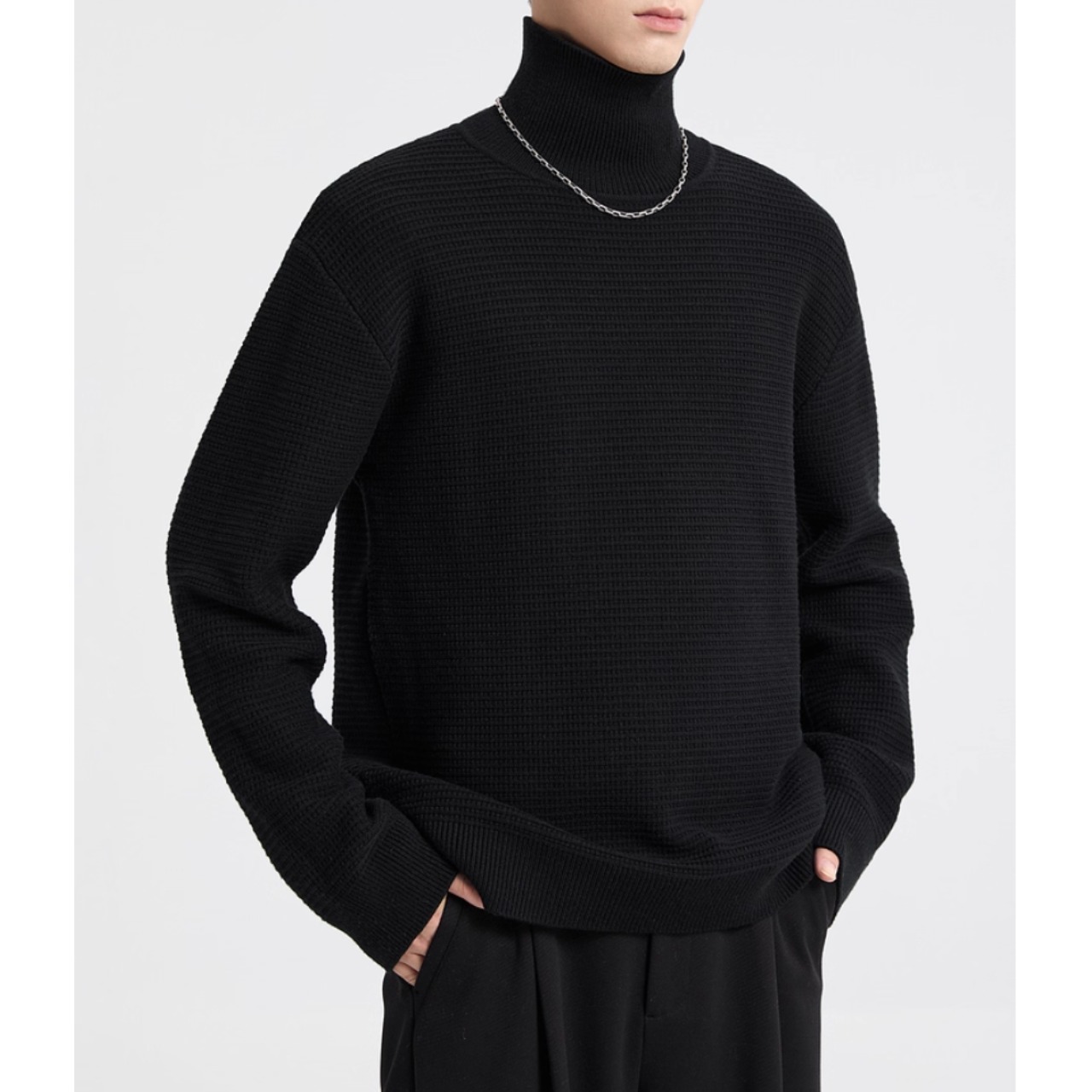 タートルネック プルオーバーニット af0412