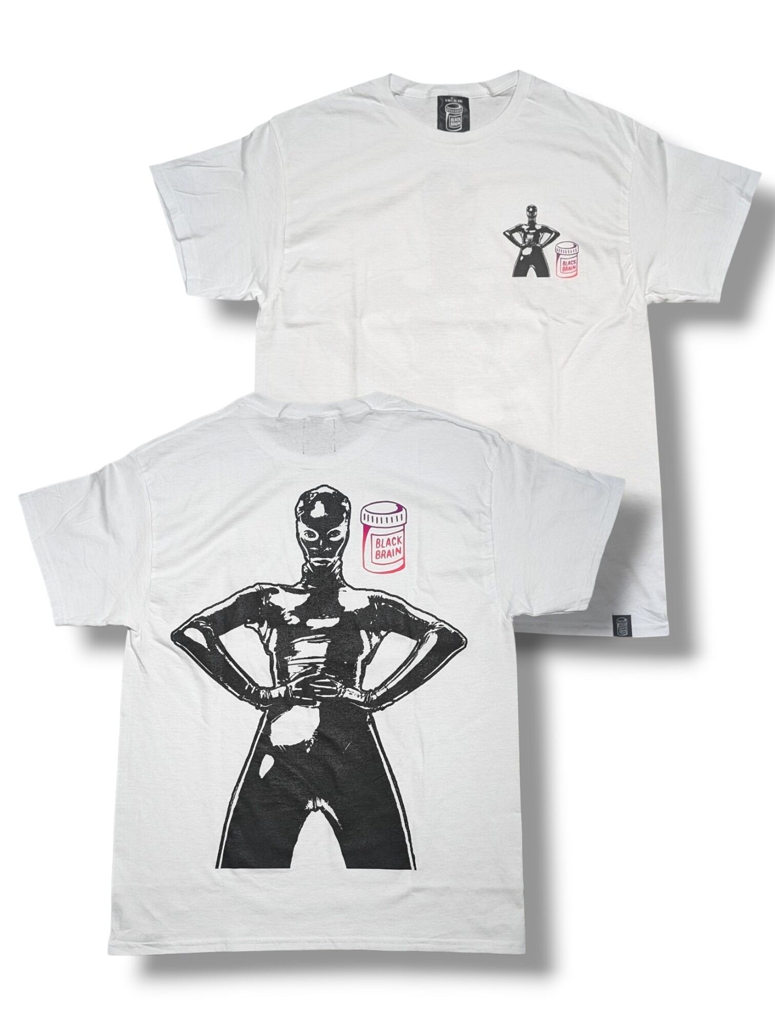 Latex SS Tee | BLACK BRAIN