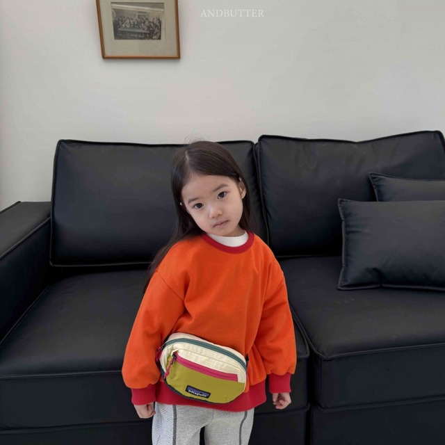 《送料無料》予約:フレンチスウェット【ANDBUTTER】※ジュニアサイズ