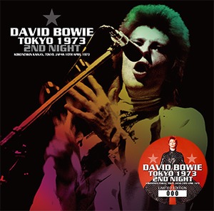 NEW DAVID BOWIE TOKYO 1973 2ND NIGHT [2nd Press] 1CDR Free Shipping Japan Tour