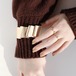 BRACELET || 【通常商品】 WIDE FOLDED BANGLE (GOLD) || 1 BRACELET || GOLD || FBA028