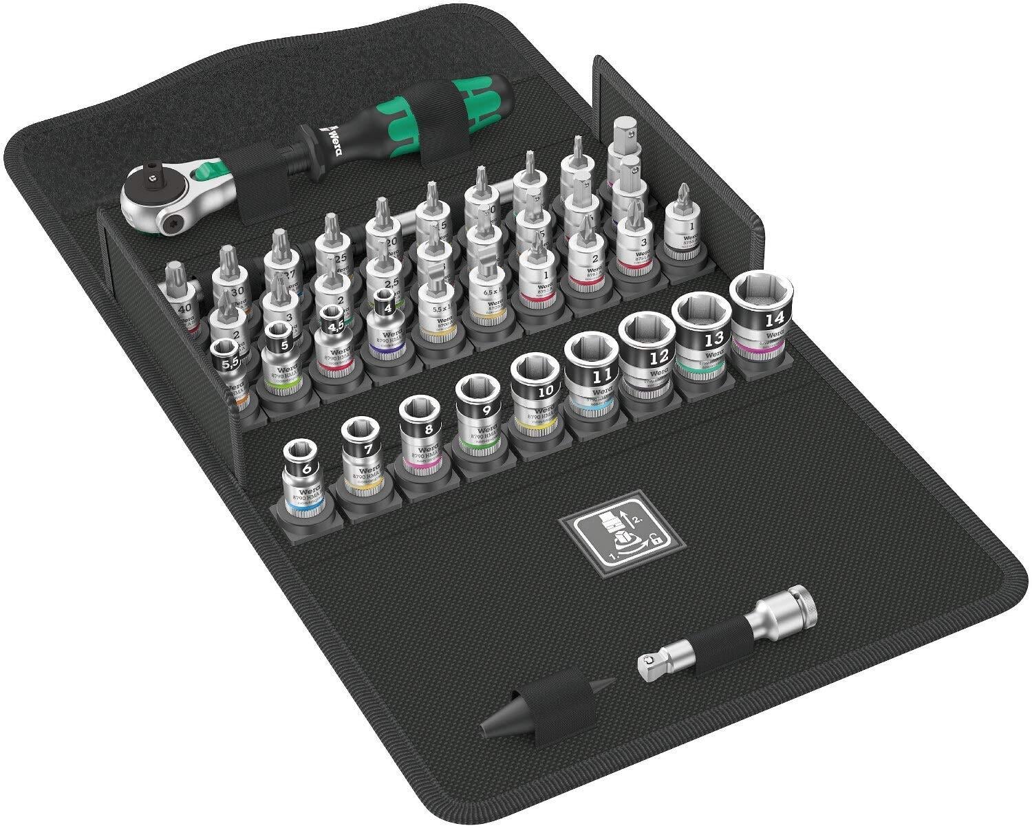 1599]Wera 8100SA All-in 1/4サイクロップラチェットセット 42ピース Zyklop 05003755001 燐光舎  Online Store