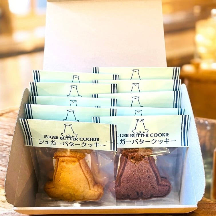 クマさんのシュガーバタークッキー 10枚入り | Sweets&Deco青いクマ