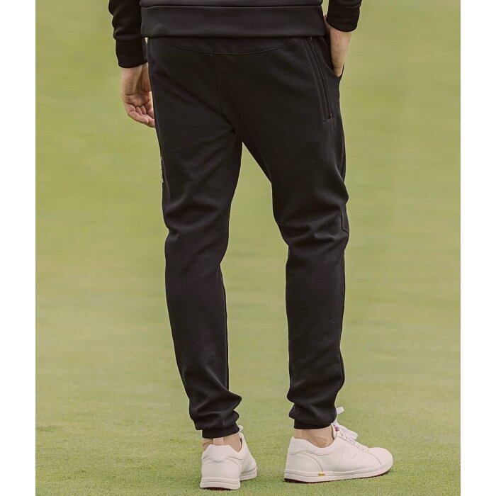 LUXEAKMPLUS リュクスエイケイエムプラス スムースロゴロングパンツ