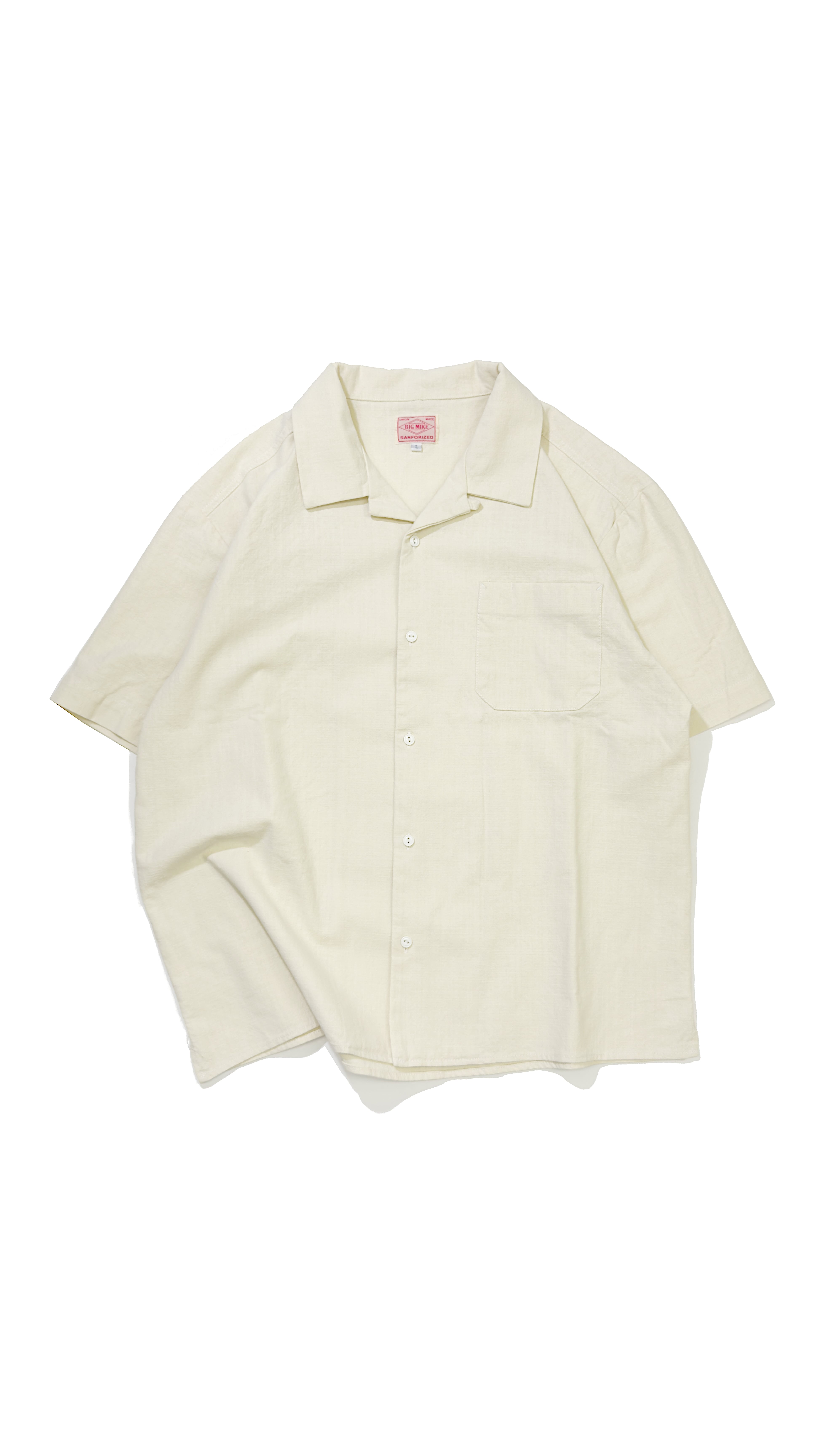 Chambray Open S/S Shirt - 102625400 | 【BIG MIKE / ビッグマイク