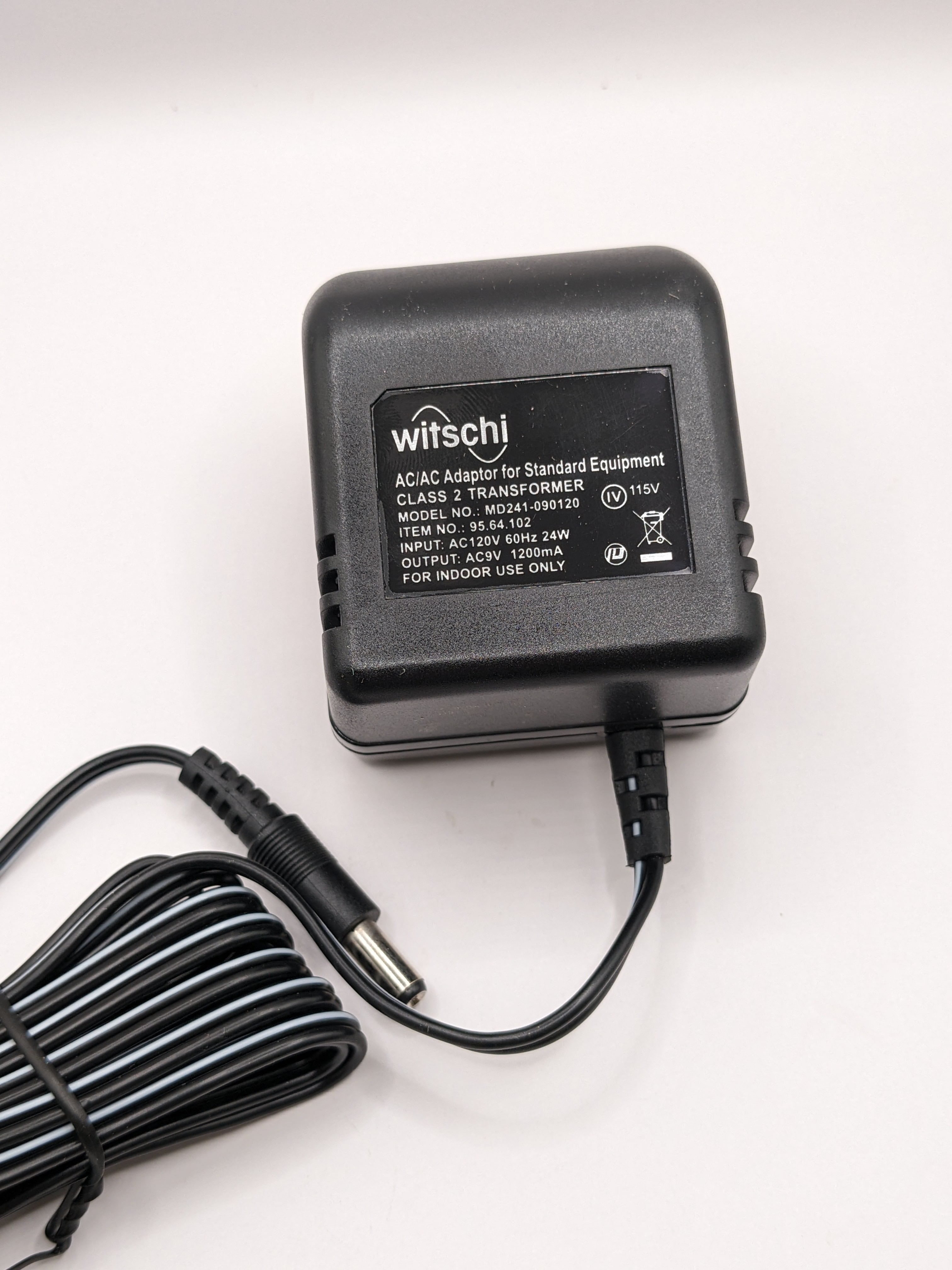 Witschi ACアダプター 120 V エキスパートⅠ～Ⅲ、ニューテック