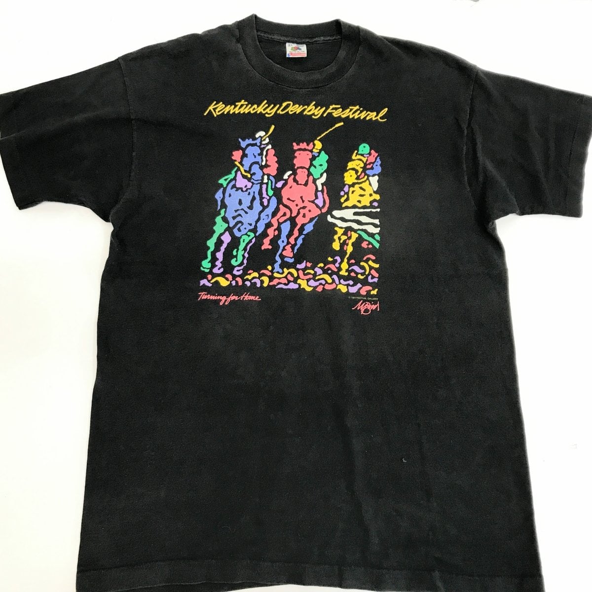 【超希少】レア 80s ポップアート Tシャツ フルーツオブザルーム USA製