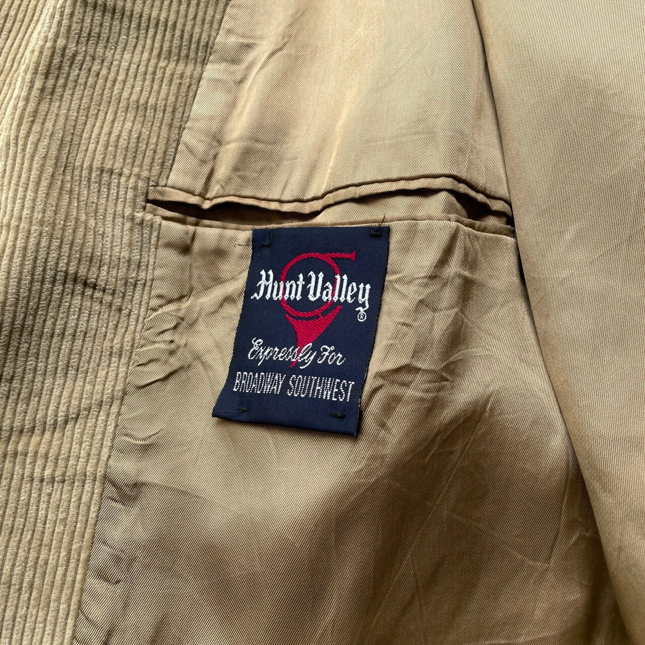 80年代 USA製 HUNT VALLEY コーデュロイ テーラードジャケット メンズ