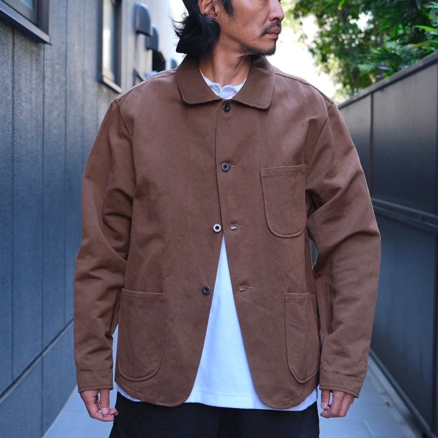 EVAN KINORI(エヴァン キノリ) / Three Pocket Jacket Logwood Washi