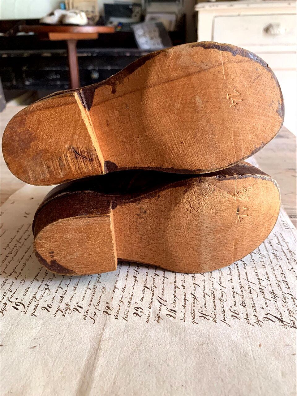 革製 子供靴 レザーブーツ | Brocante de La Cocotte （フランス