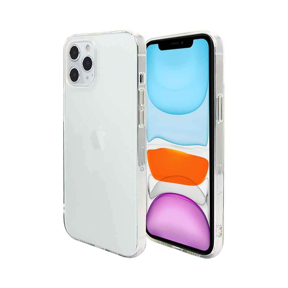 iPhone 12 Pro Max 6.7インチ 用 スマホケース クリア カバー 耐衝撃 薄型 耐熱性 シンプル 高光沢 軽量 ソフト ラバーケース ストラップホール付 【Provare】 (iPhone12 Pro Max)