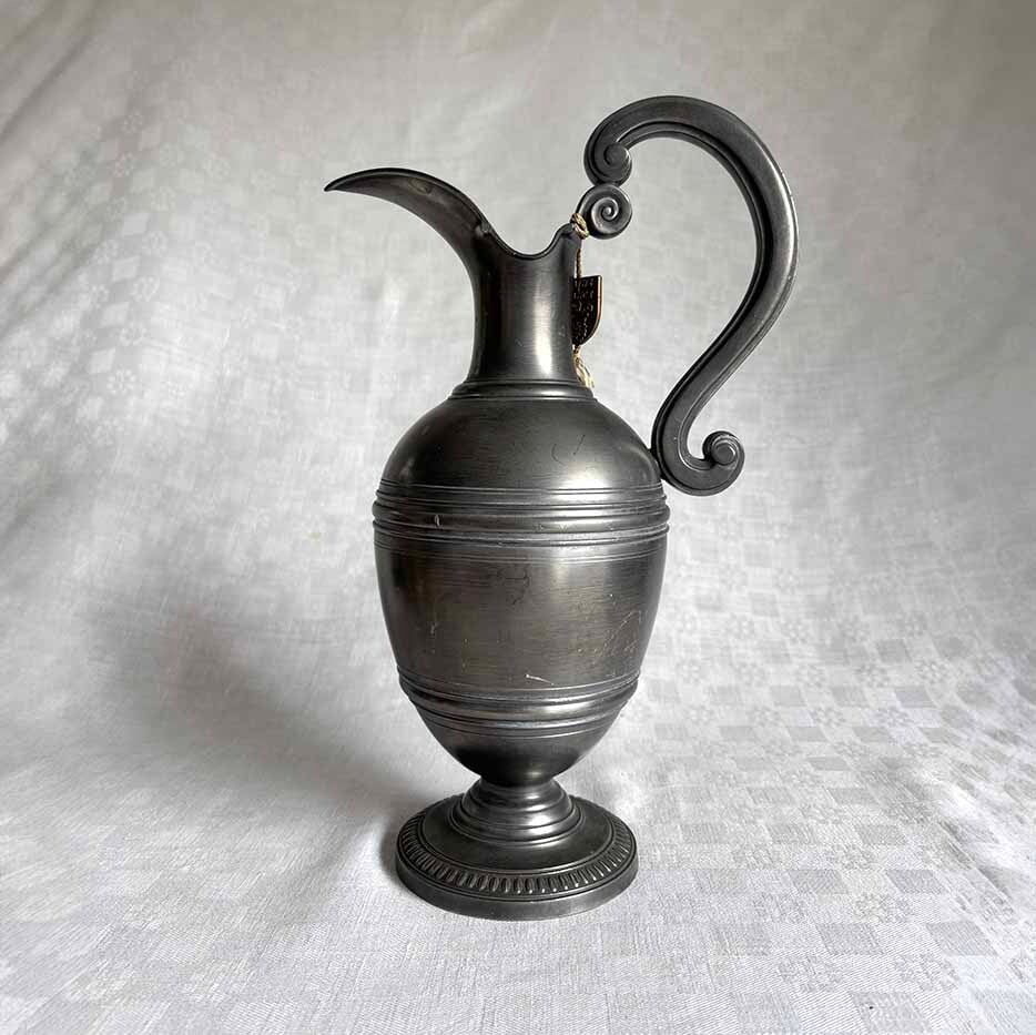 ピシェ ジャグ すずの水差し 花瓶 一輪挿し ピューター エタン