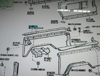 ☆【KK10】右クオーターパネルウエザーストリップ　純正　