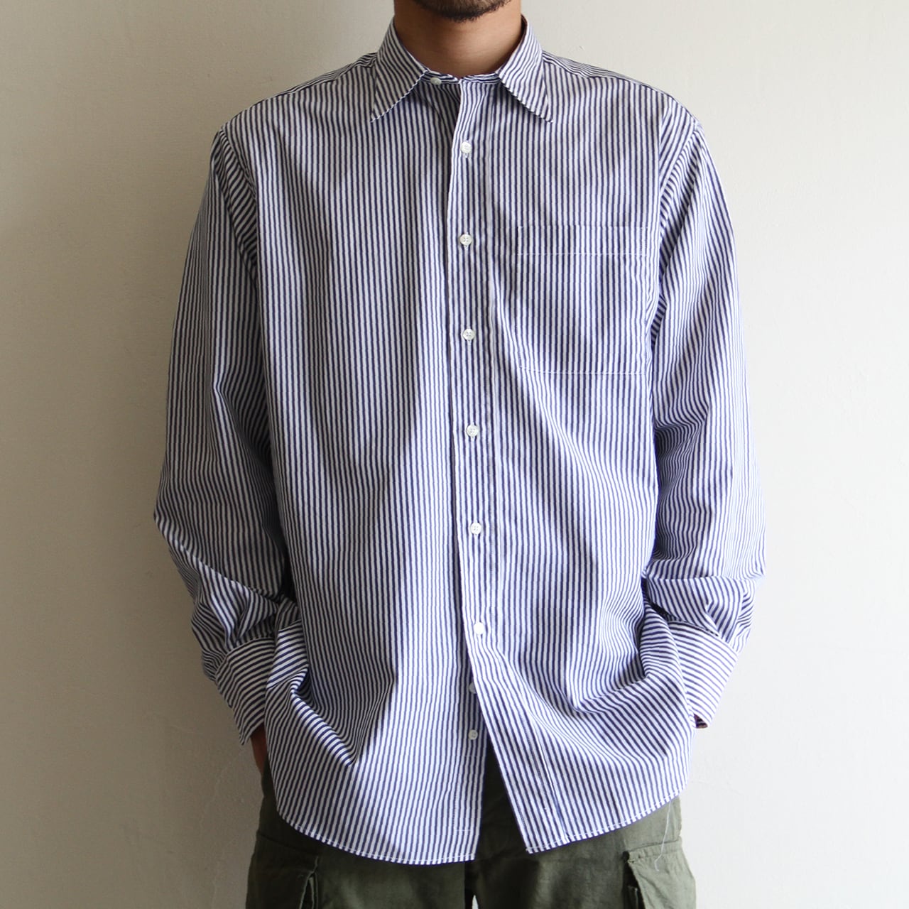 INDIVIDUALIZED SHIRTS【 mens 】Terminal 別注 london stripe shirts | Terminal
