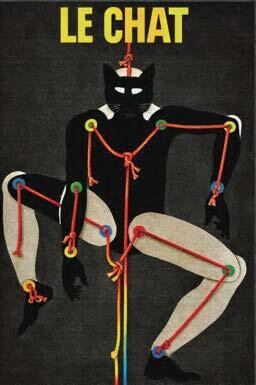 George Bayer "Le Chat a Puppet" Original