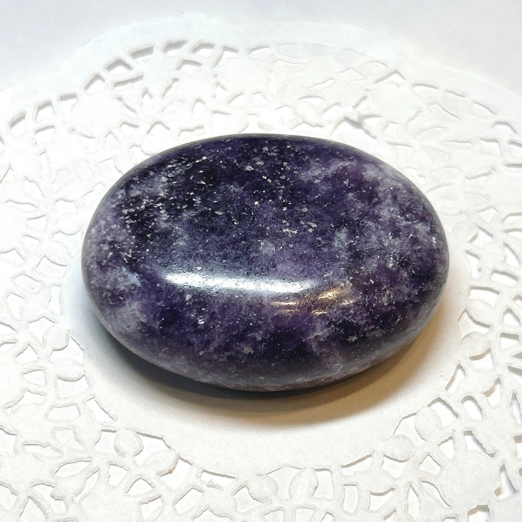 18056】レピドライト ペブル 天然石 磨き石 Lepidolite | クリスタル