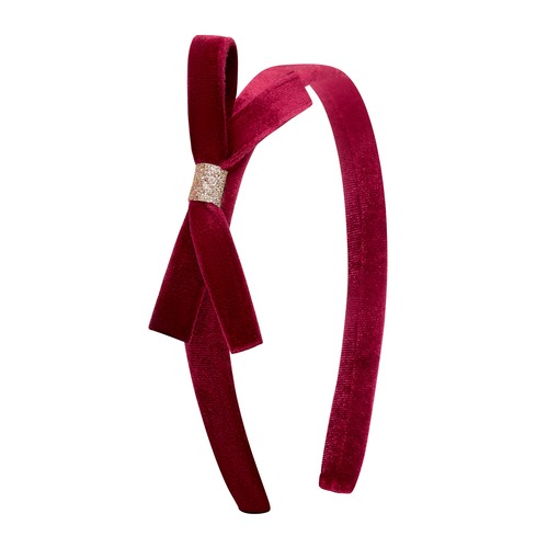 Violet bow headband - burgundy_192133 14