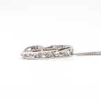 ダンシングダイヤモンド デザインネックレスpt / 0.250ct / 0.160ct