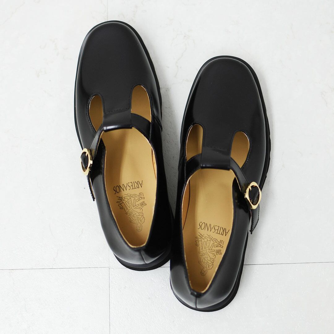 ARTESANOS [アルテサノス] Tストラップローファー [NSH312-31F