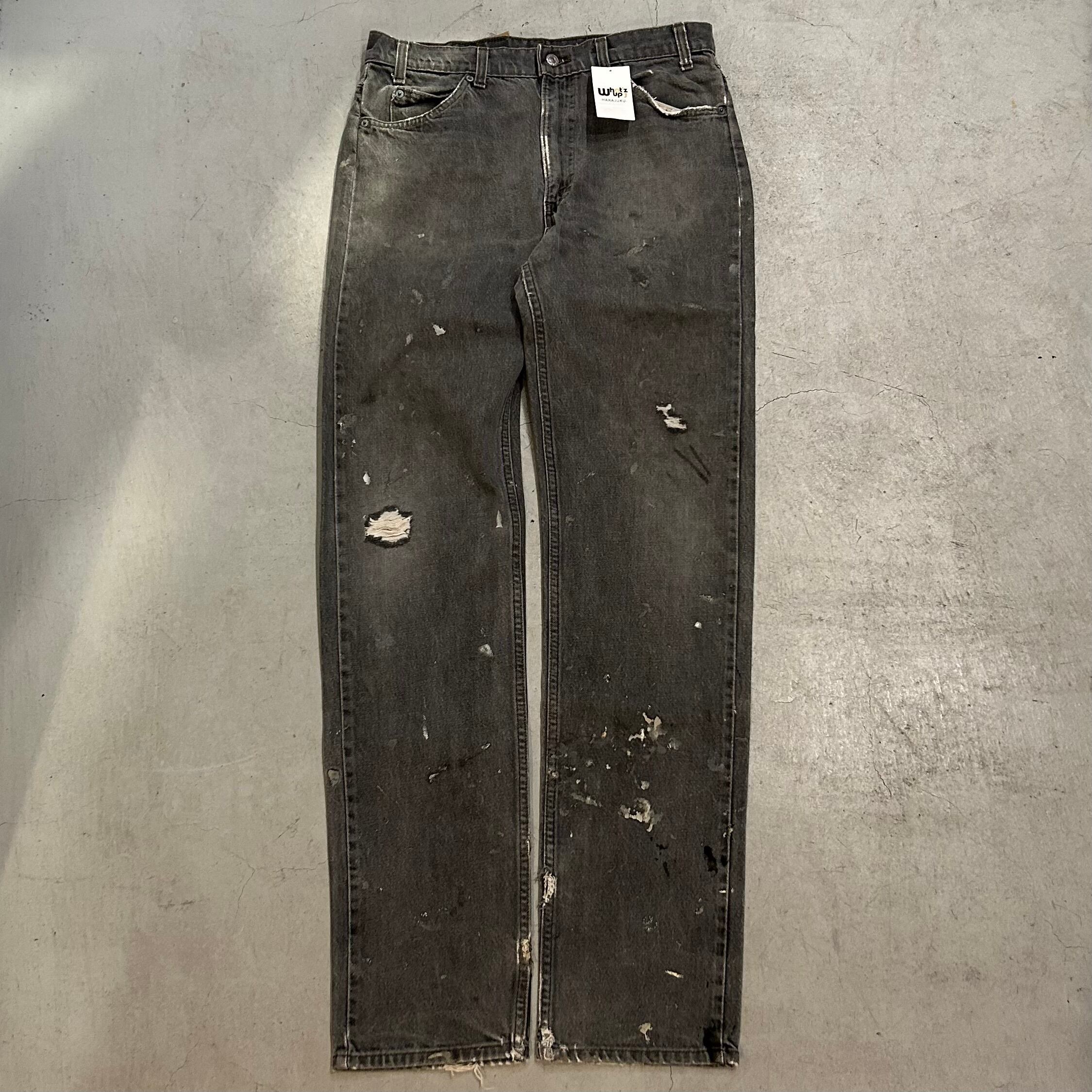 1989s Levi's 505(?) ”先染め“ black denim pants【高円寺店】