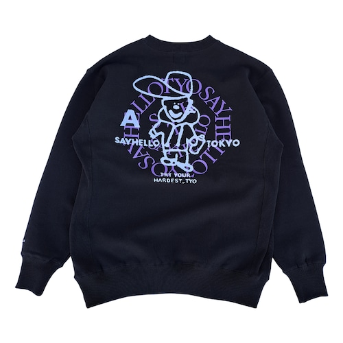 SAYHELLO　night hunt sweat(black)