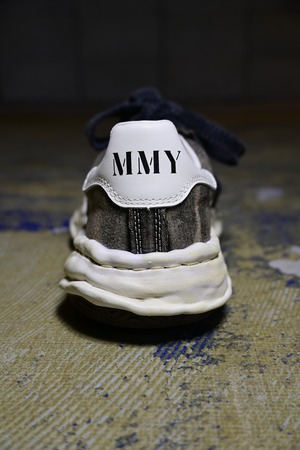 【26AW】MAISON MIHARA YASUHIRO ミハラヤスヒロ /  BLAKEY BLEACHED CANVAS LOW-TOP SNEAKERS / ローカットスニーカー /  A17FW731
