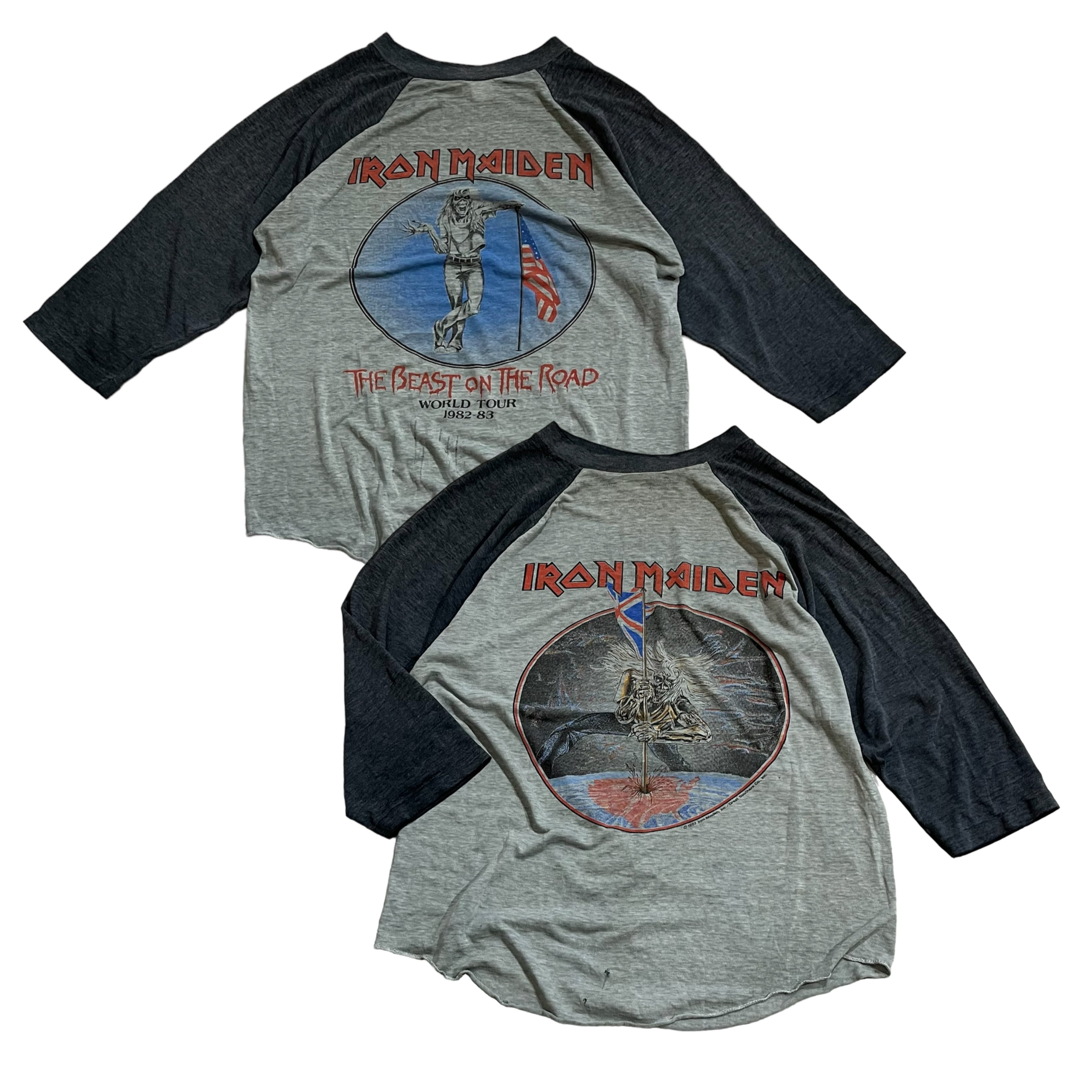 80年代 size : M程度【 IRON MAIDEN 】アイアンメイデン バンドTシャツ