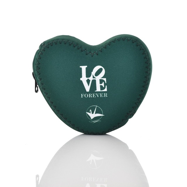 Hiyucaヒユカ ハートさま ポーチ ウェットスーツ生地 HEART-SAMA POUCH