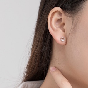 おしゃれ キラキラ ダイヤモンド シルバー ピアス