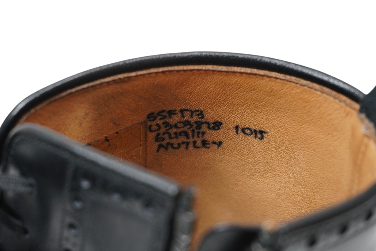 【CHURCH'S】 NUTLEY Black 55F  (Second Hand)