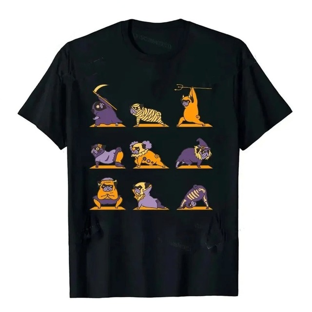 T-shirt  -Halloween Yoga- -          a-t245