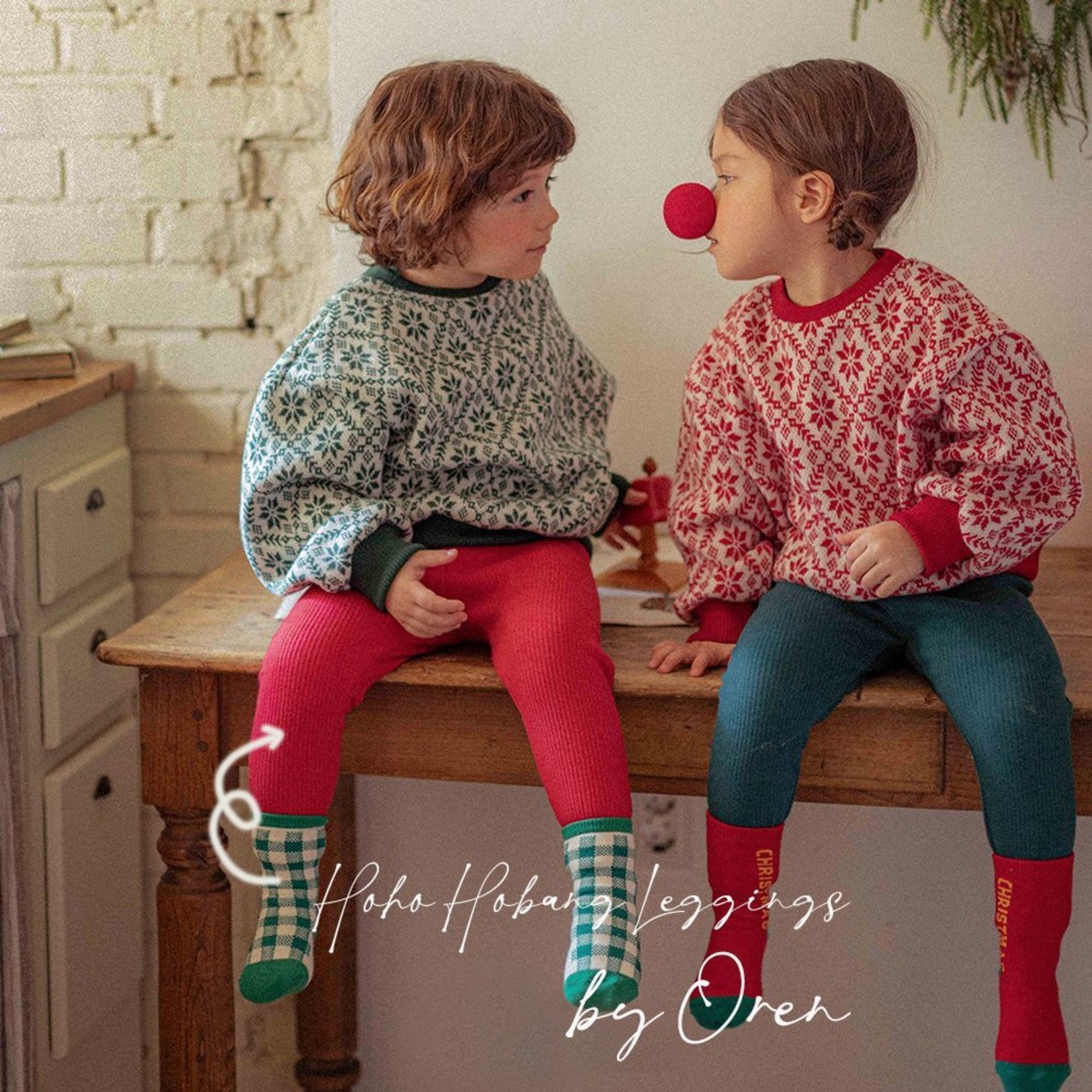 Oren X-mas［取寄］ hoho 起毛 leggings