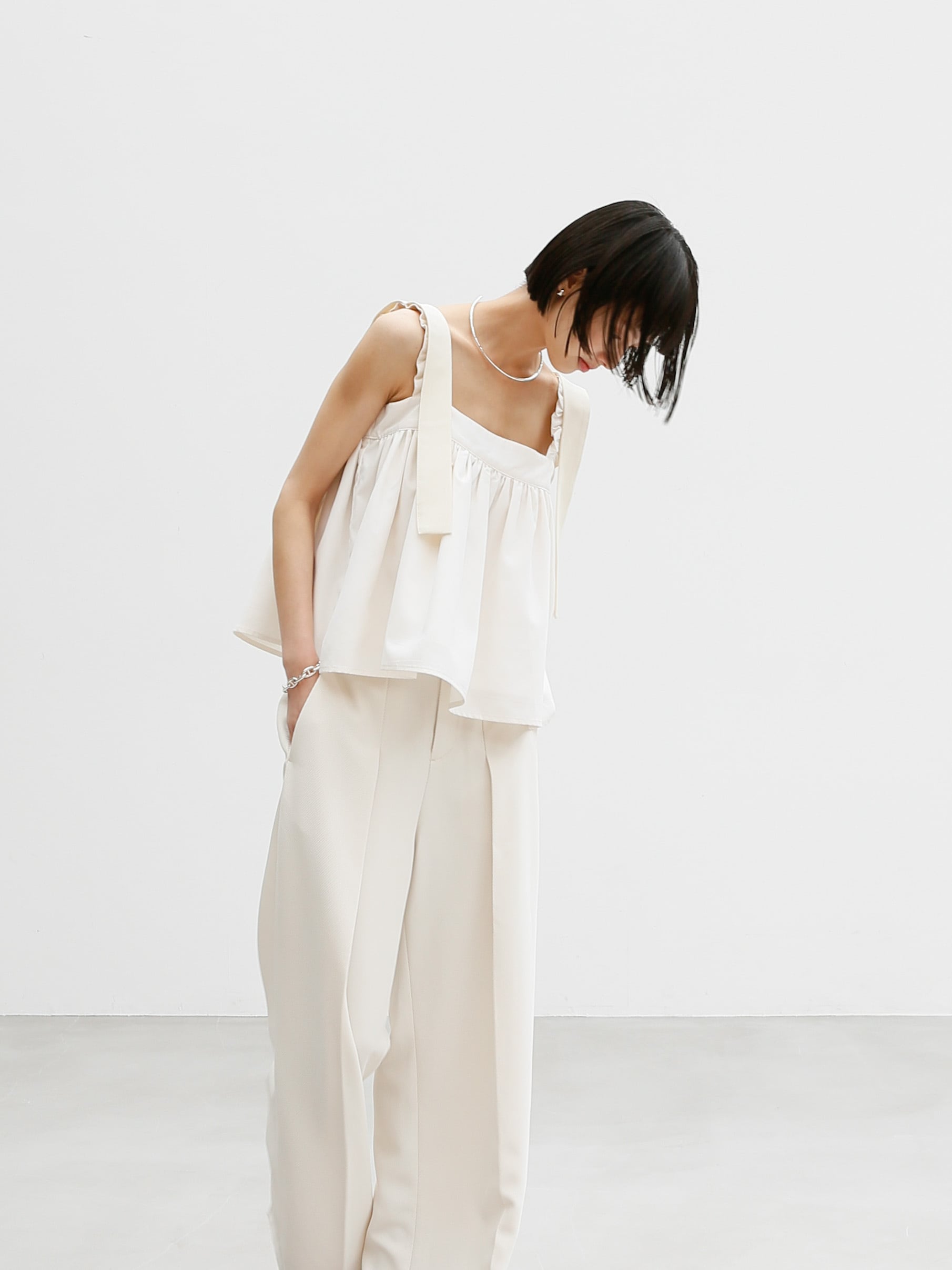 bicolor ruffle tops | Katrin TOKYO