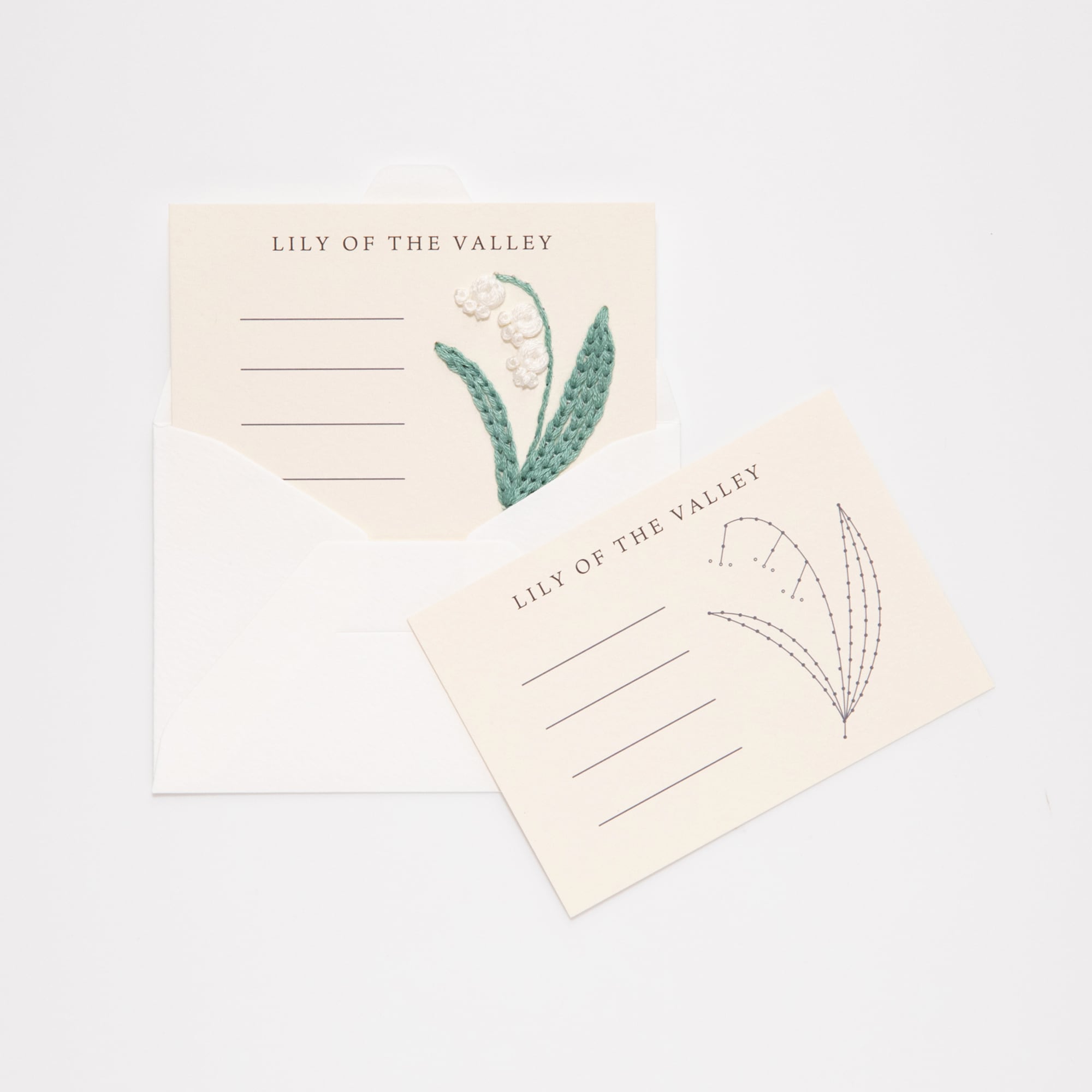 紙刺繍ミニカードキット｜FLOWER Ⅱ | Net store アンナとラパン