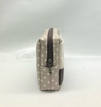 ポケットティッシュケース付き　スクエアポーチ　メロンソーダ　コーヒーフロート｜とりさん工房ーかわいいハンドメイドポーチ