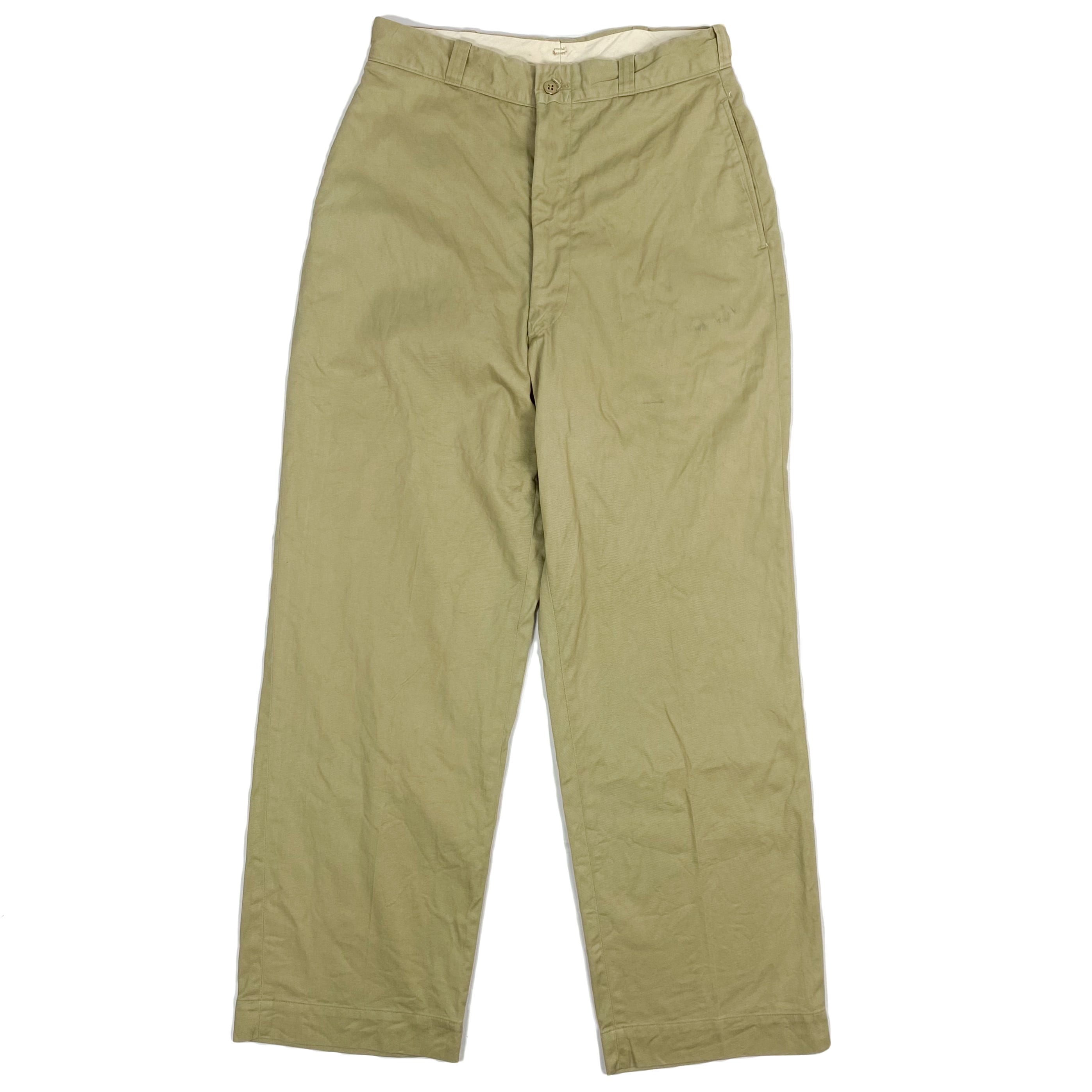 60's USMC Chino Trouser Pants / アメリカ海軍 マリンコープ チノ 