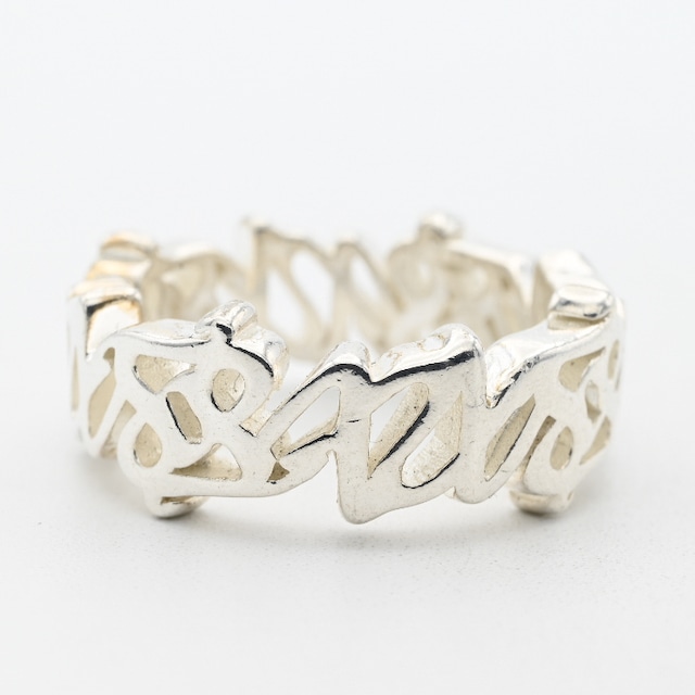 Abstract Design Thick Wide Ring #10.0 / Denmark