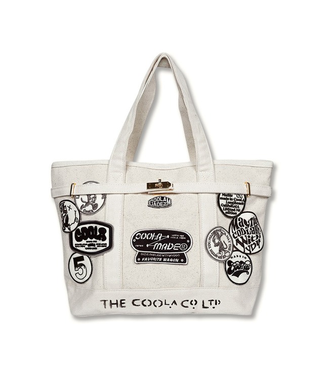 【直営限定ITEM】マルチワッペンターンロックトートバッグ TYPE-C (IVORY)　CQ-48515H