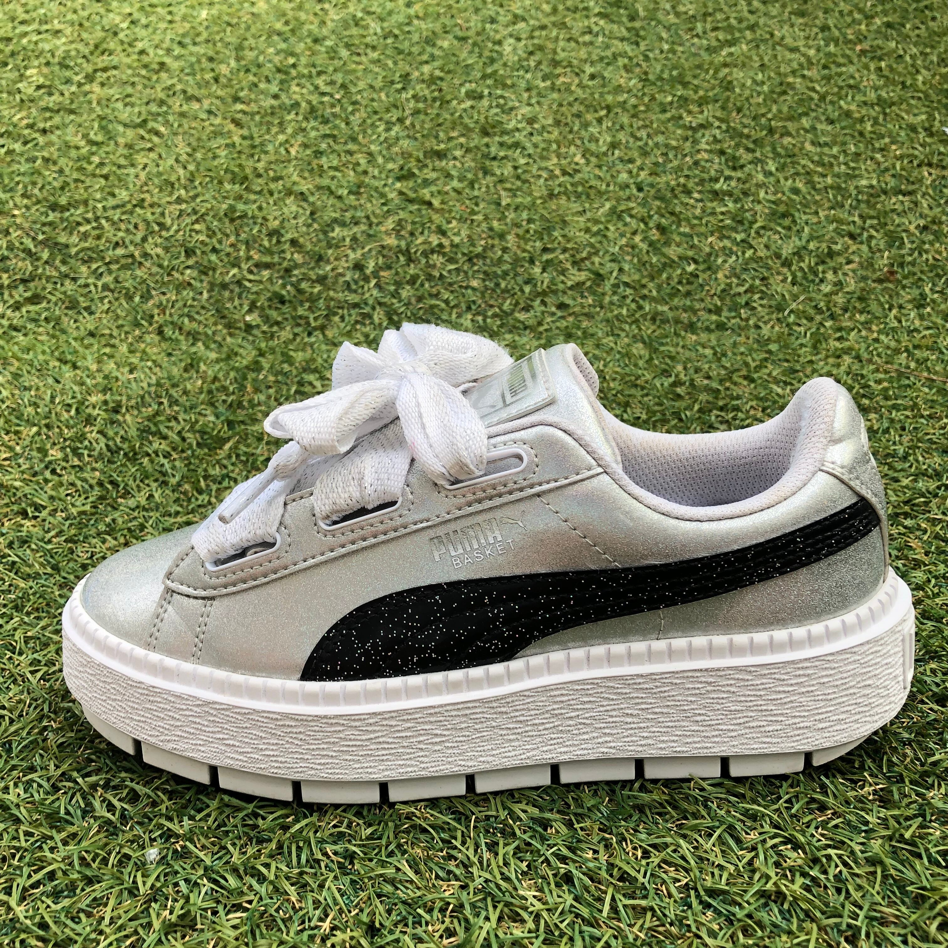 PUMA PLATFORM TRACE HEART GLITTER プーマ プラットフォームトレース ハート グリッター HW338