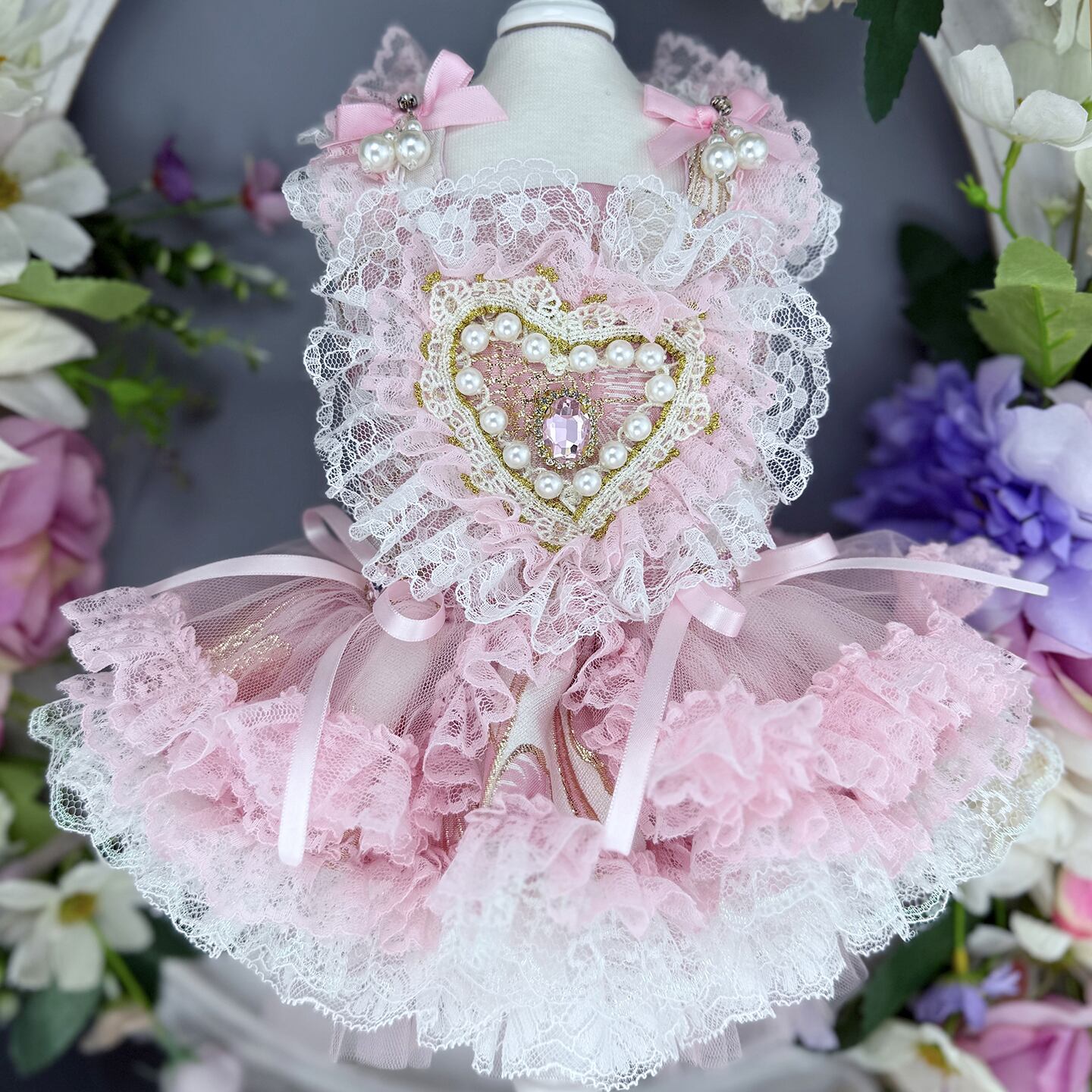 パールハート姫ドレス 00586