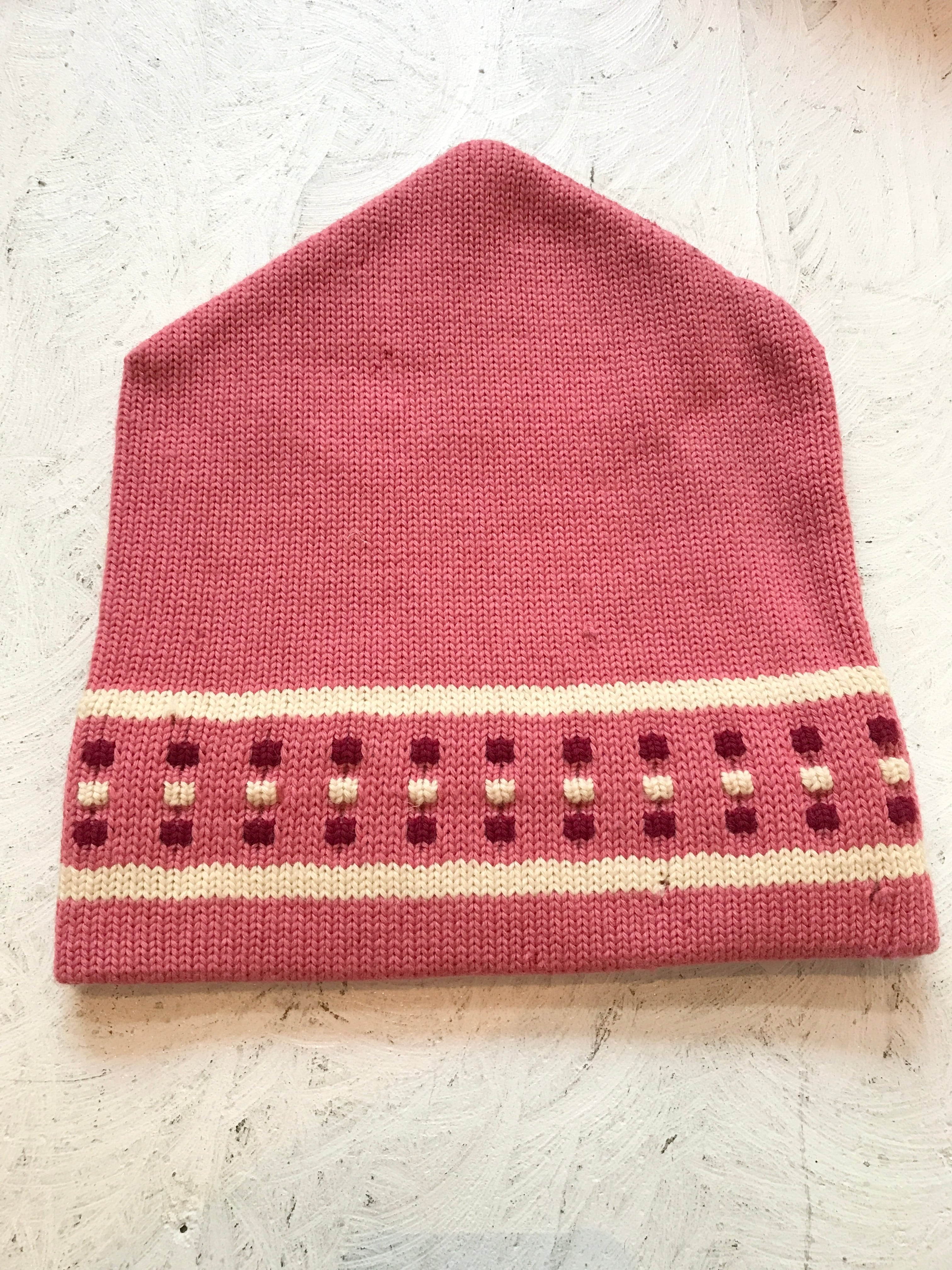 Vintage knit cap