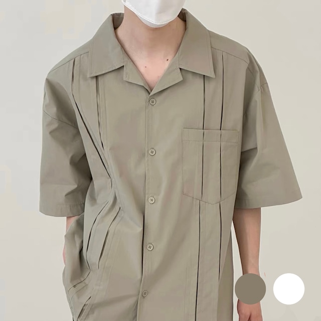 韓国風オーバーサイズシャツ【OMT174】