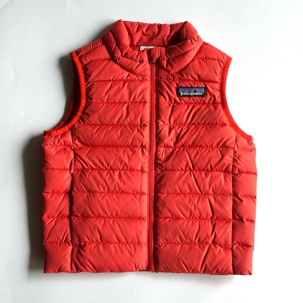 Patagonia Baby Down Sweater Vest【2-5T】Sizzle Red
