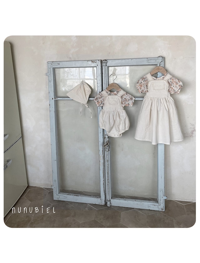 〘予約〙nunubiel / milga romper & bonnet