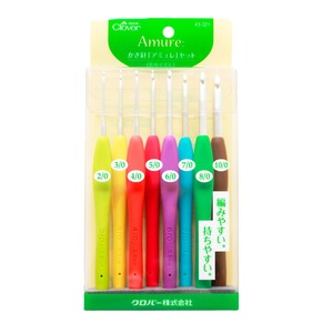 【新着特価】Clover カギ針セット 複数色 43-321