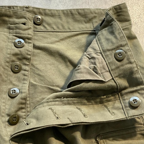 60-80s ドイツ軍 実物 モールスキン フィールドパンツ 11 w39 詳細写真6