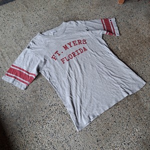 "FT. MYERS" Champion フットボールTシャツ used [308043]